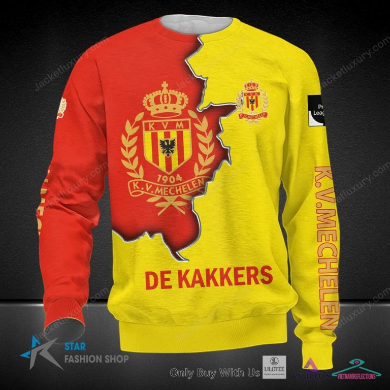 K.V. Mechelen yellow red Hoodie, Shirt - Nice shot bro