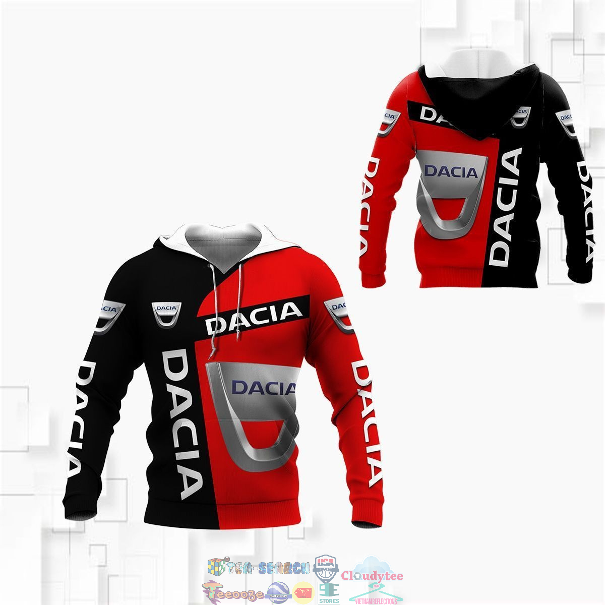 Automobile Dacia ver 1 3D hoodie and t-shirt