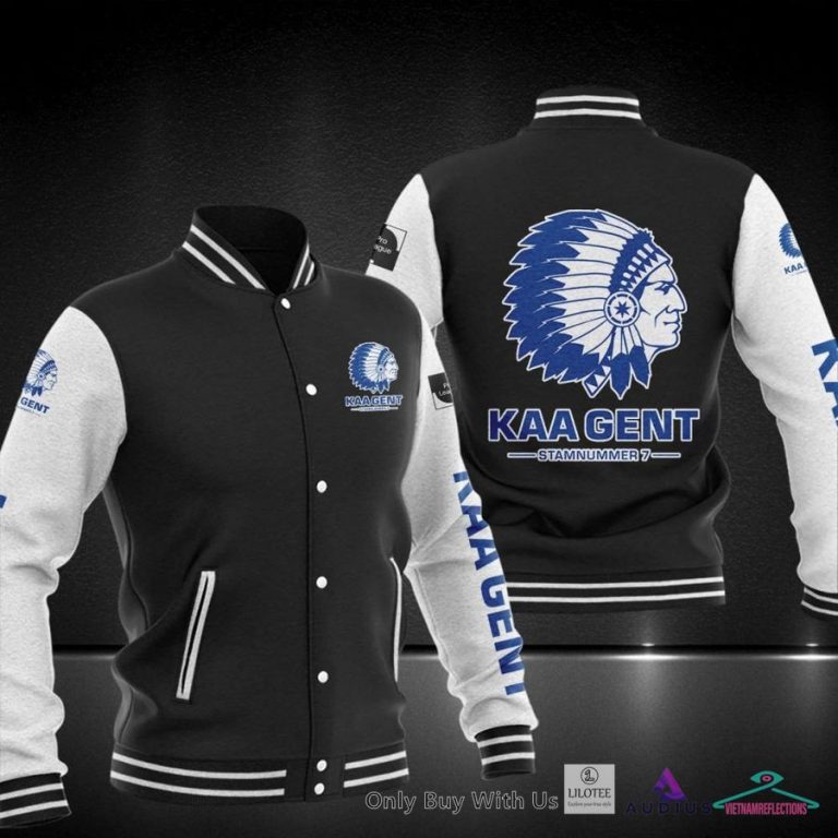 KAA Gent Baseball Jacket - rays of calmness are emitting from your pic