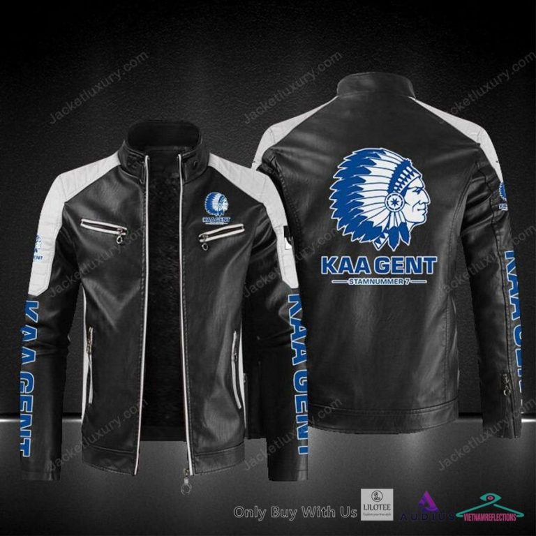 KAA Gent Block Leather Jacket - You look lazy