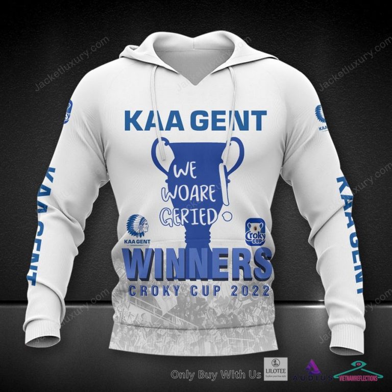 KAA Gent White Hoodie, Shirt - Hey! Your profile picture is awesome