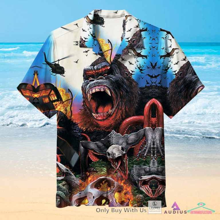Kong Skull Island Casual Hawaiian Shirt - Cutting dash