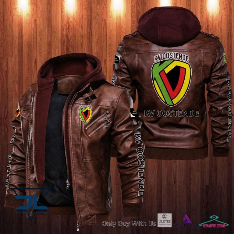 KV Oostende Leather Jacket - I like your hairstyle