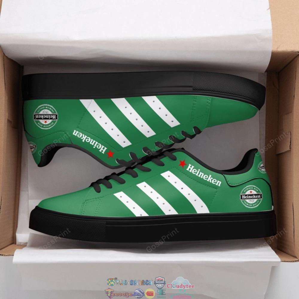 Heineken White Stripes Style 1 Stan Smith Low Top Shoes