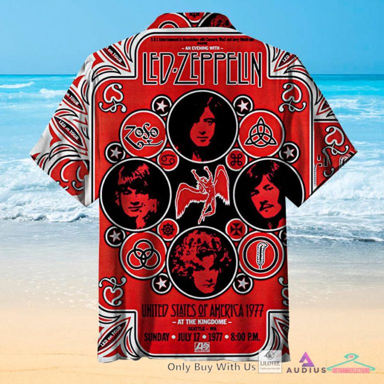 Led Zeppelin Casual Hawaiian Shirt - Such a scenic view ,looks great.
