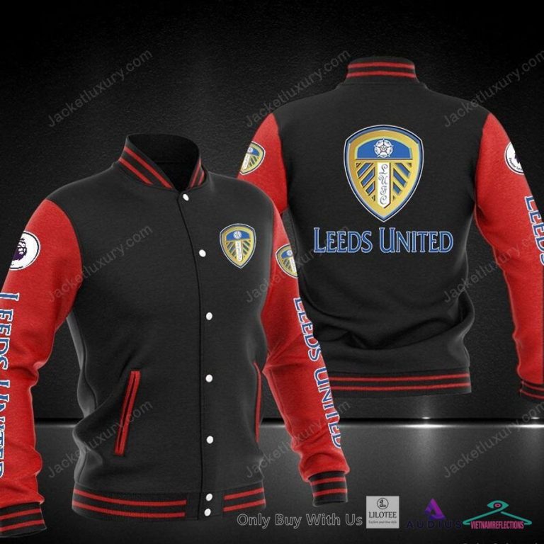 NEW Leeds United F.C Baseball Jacket 7