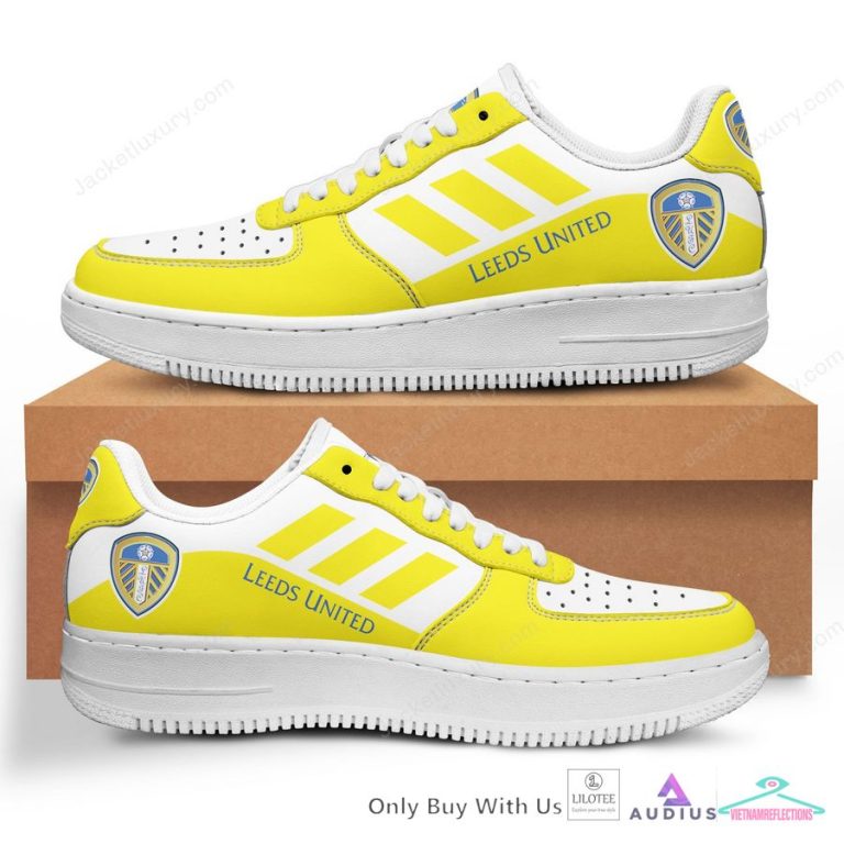 NEW Leeds United F.C Nice Air Force Shoes 4