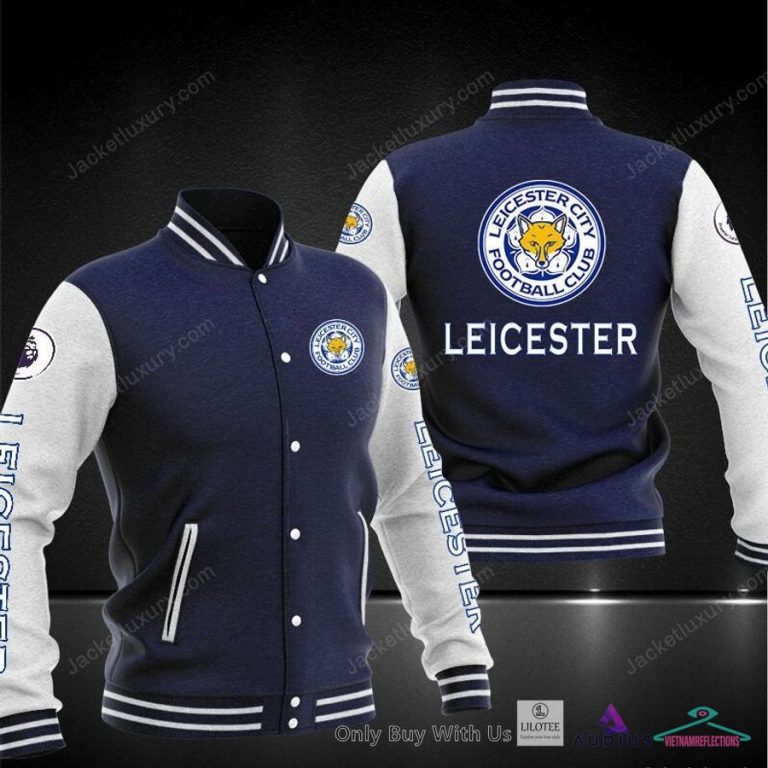 NEW Leicester City F.C Baseball Jacket 5