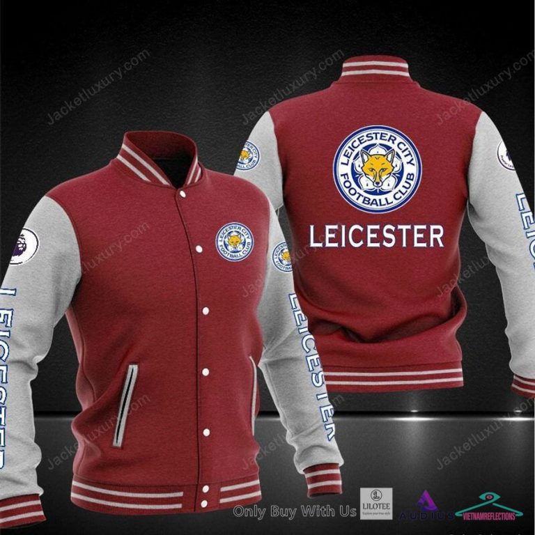 NEW Leicester City F.C Baseball Jacket 8