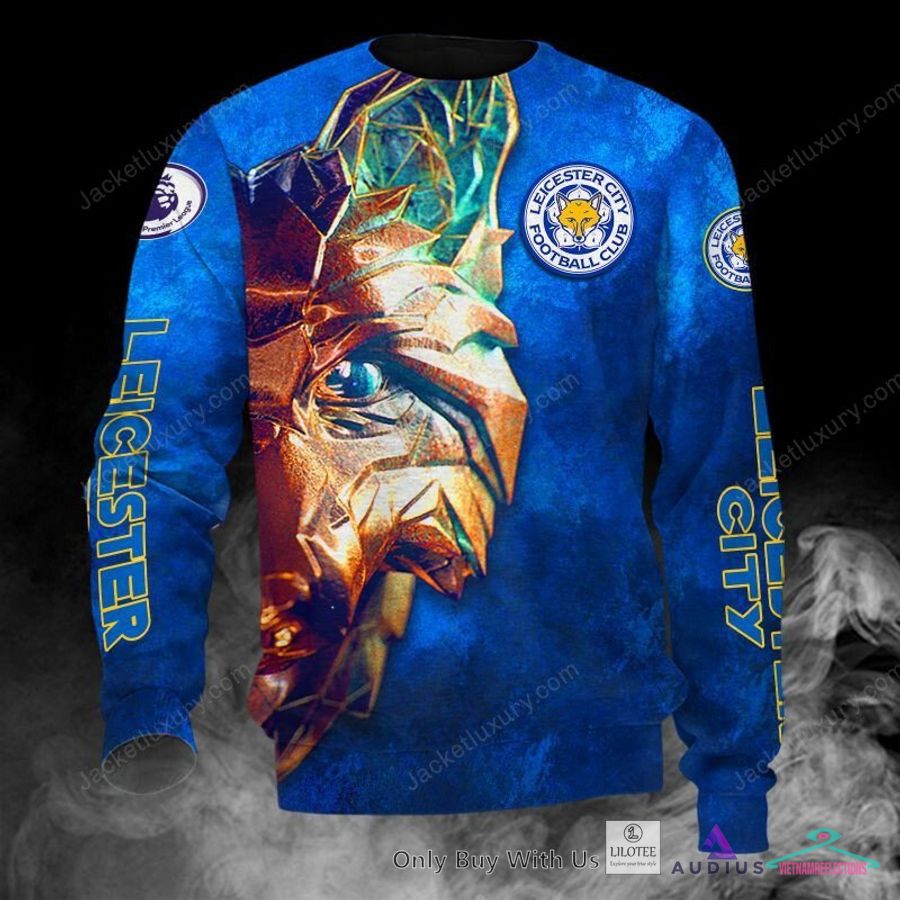 NEW Leicester City F.C Blue Hoodie, Pants 4