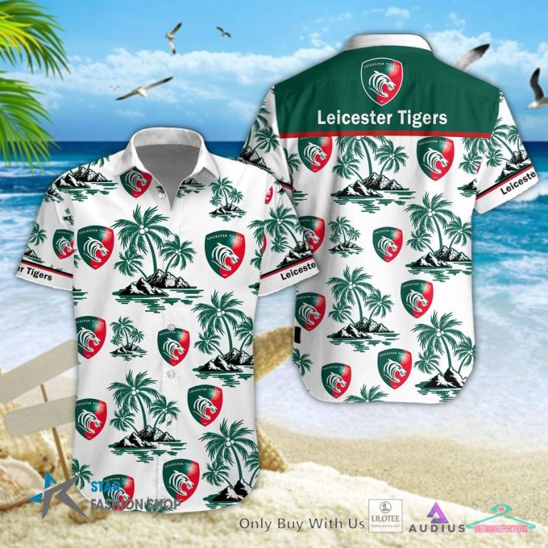 Leicester Tigers Hawaiian Shirt, Short - I like your dress, it is amazing