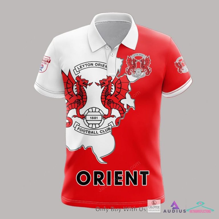 Leyton Orient Red White Polo Shirt, hoodie - Loving click