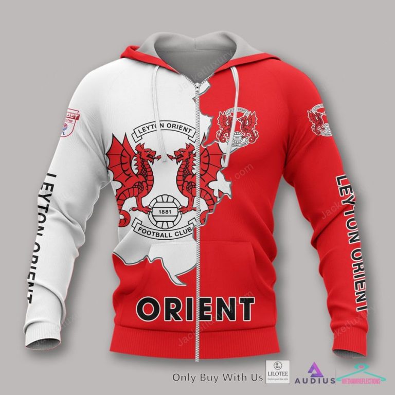 Leyton Orient Red White Polo Shirt, hoodie - Radiant and glowing Pic dear