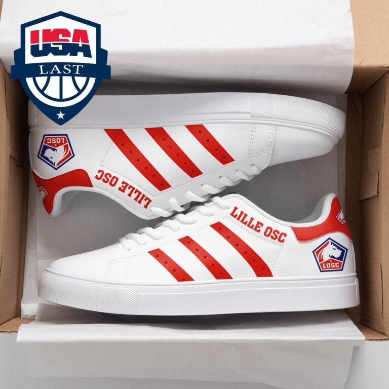 Lille OSC Red Stripes Stan Smith Low Top Shoes - Pic of the century