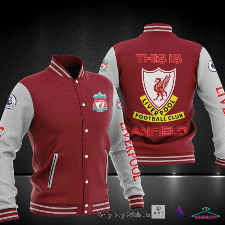 NEW Liverpool F.C This is anfield Baseball Jacket 5