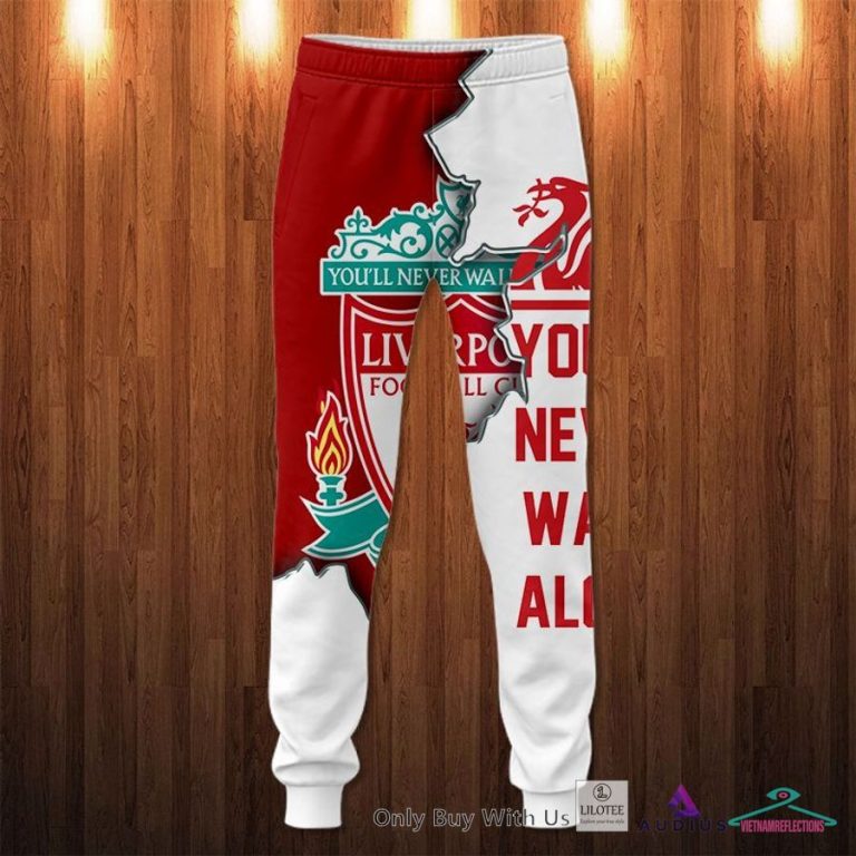 NEW Liverpool You will never walk alone red white Hoodie, Pants 15