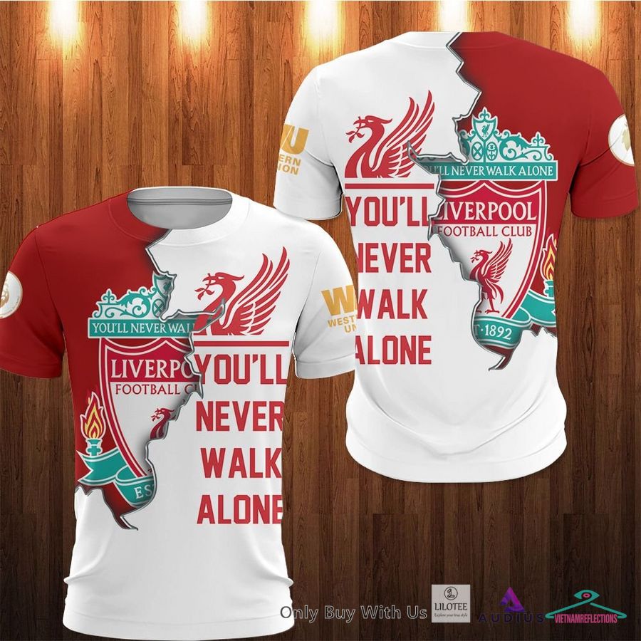 NEW Liverpool You will never walk alone red white Hoodie, Pants 8