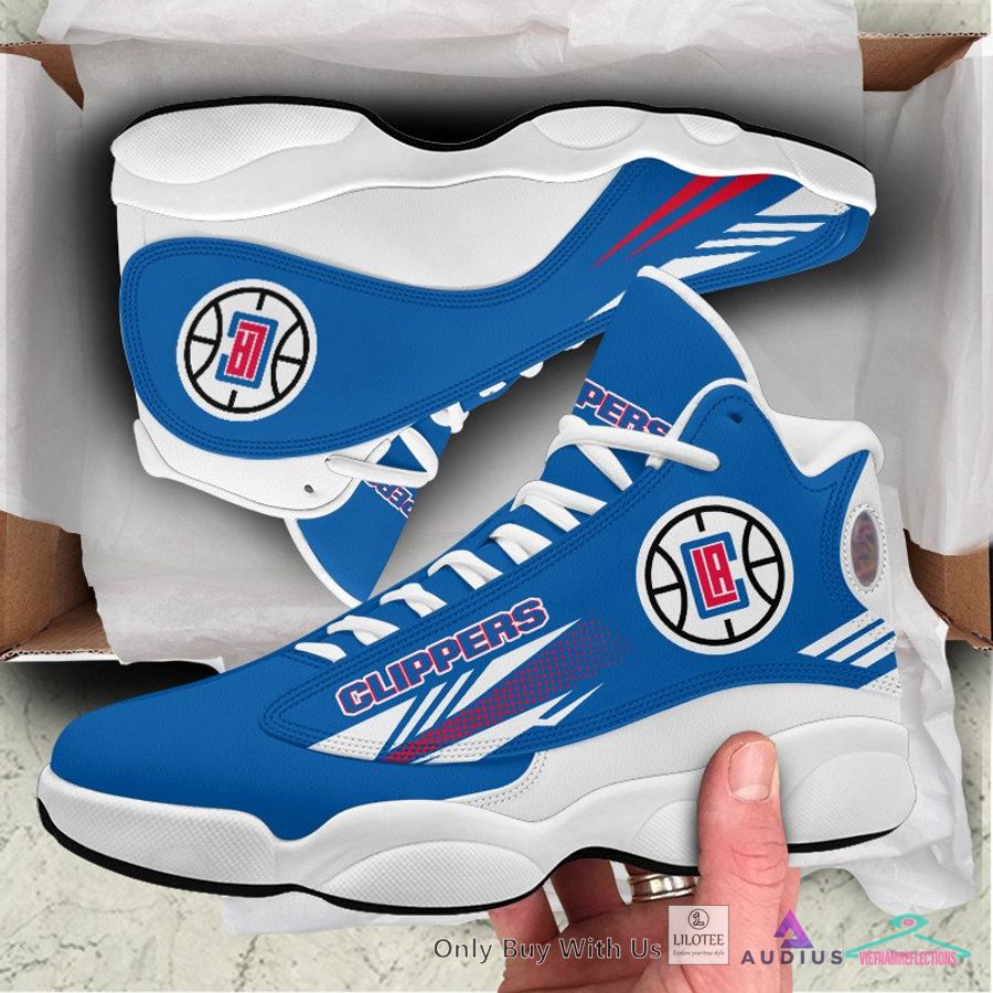 Los Angeles Clippers Air Jordan 13 Sneaker - Generous look