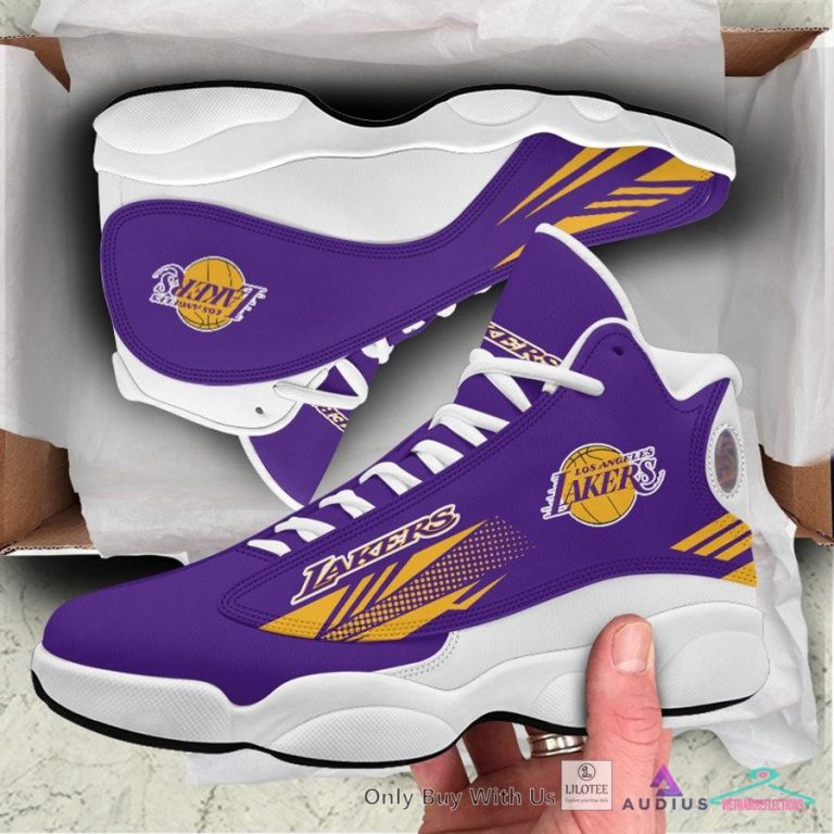 Los Angeles Lakers Air Jordan 13 Sneaker - Best click of yours