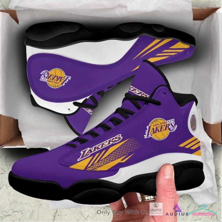 Los Angeles Lakers Air Jordan 13 Sneaker - Damn good