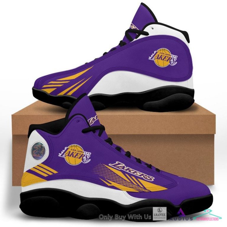 Los Angeles Lakers Air Jordan 13 Sneaker - Amazing Pic