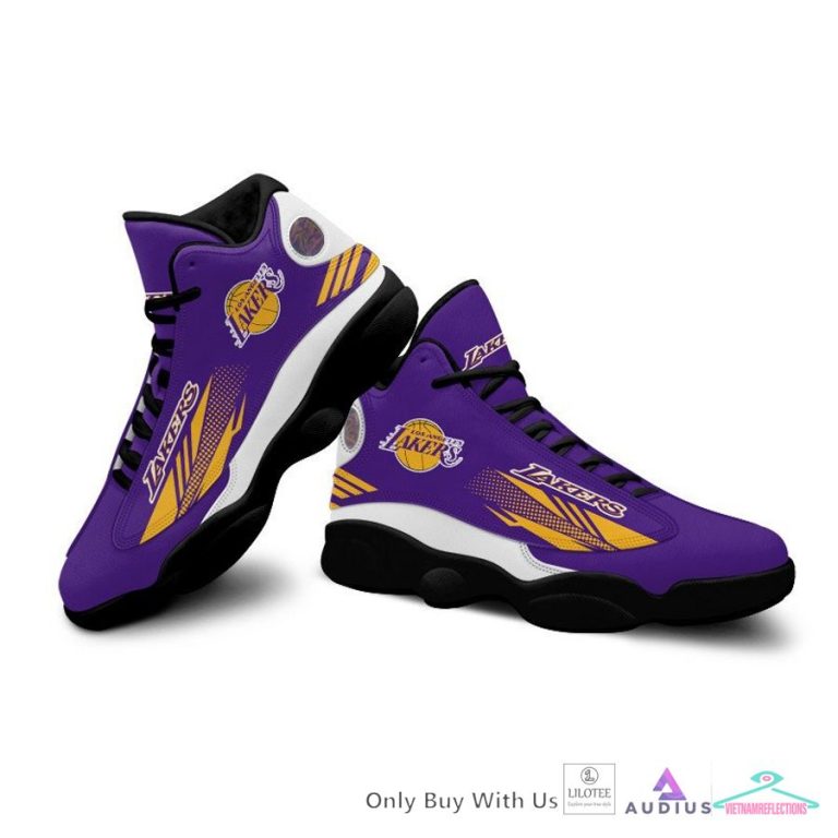 Los Angeles Lakers Air Jordan 13 Sneaker - You look so healthy and fit