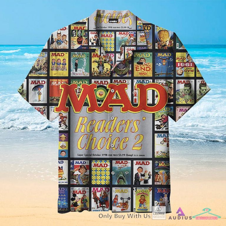 Mad Reader's Choice Casual Hawaiian Shirt - Elegant and sober Pic