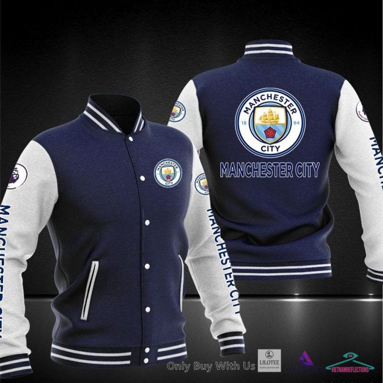 NEW Manchester City F.C Baseball Jacket 6