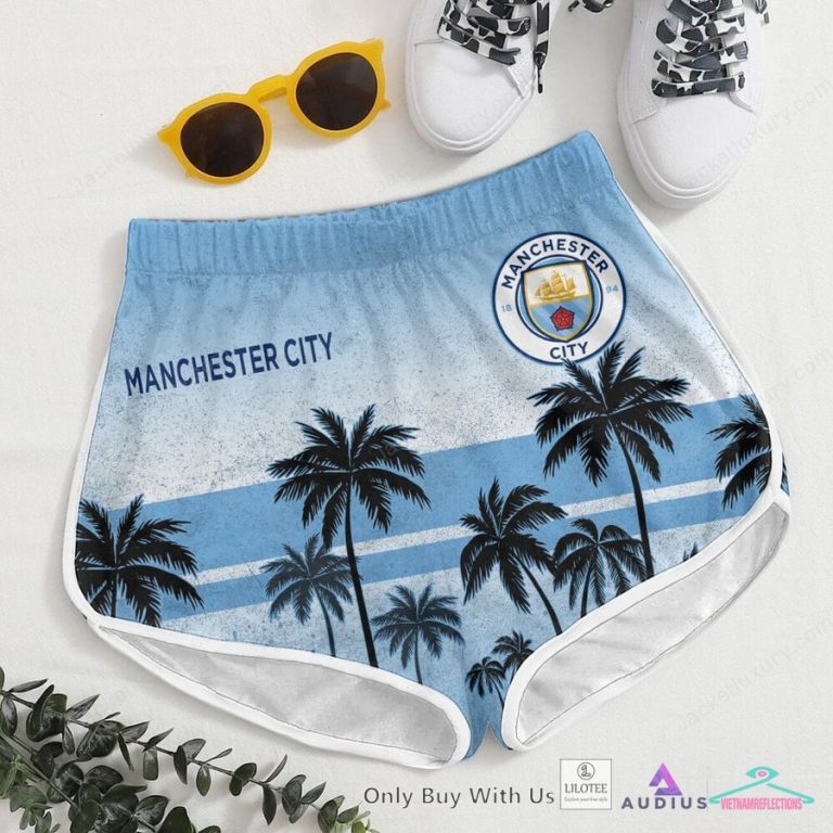 NEW Manchester City F.C Coconut Hawaiian Shirt, Short 13