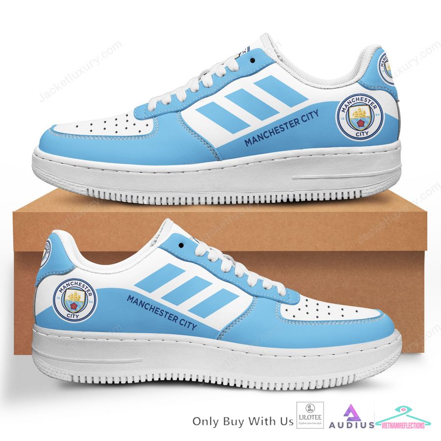 NEW Manchester City F.C Nice Air Force Shoes 1