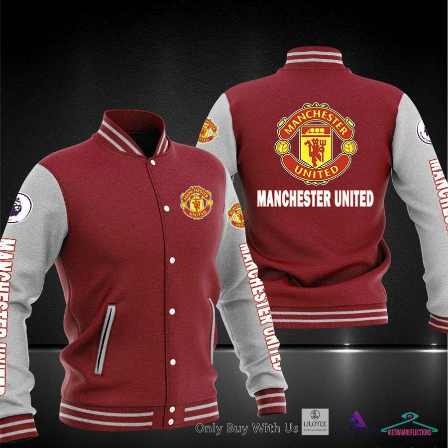 NEW Manchester United Baseball Jacket 4