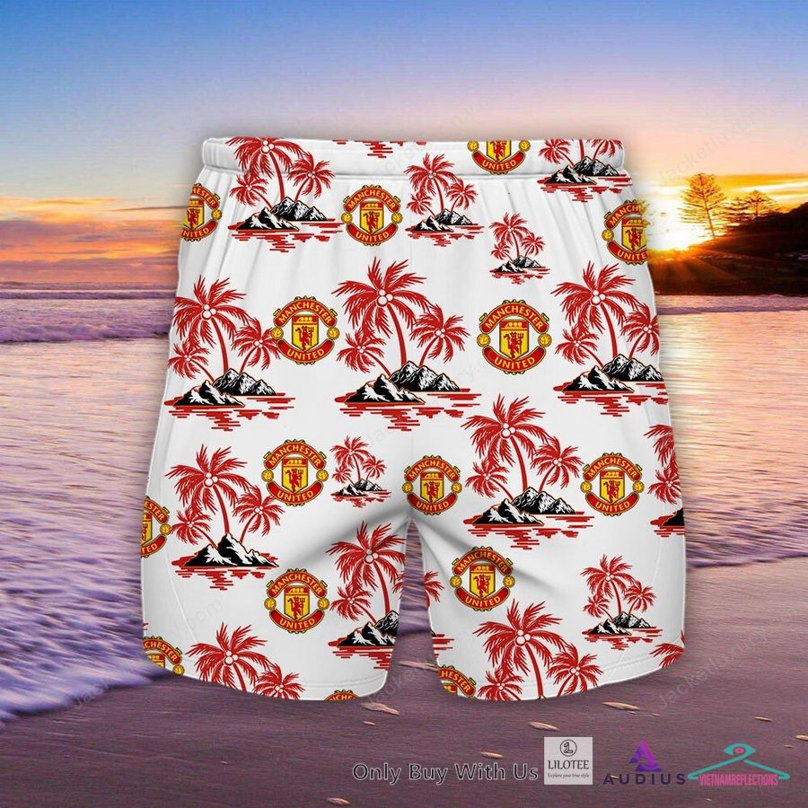 NEW Manchester United Hawaiian Shirt, Short 8