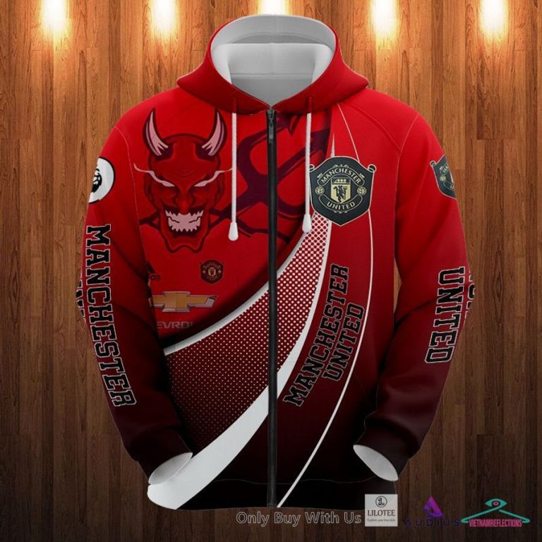 NEW Manchester United Red Devils Hoodie, Pants 13