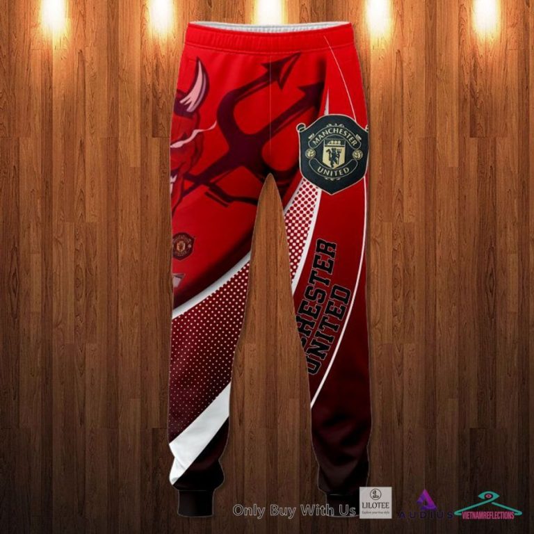NEW Manchester United Red Devils Hoodie, Pants 15