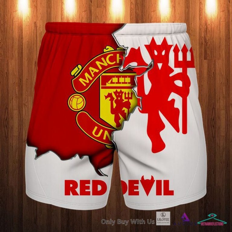 NEW Manchester United Red Devils White red Hoodie, Pants 20