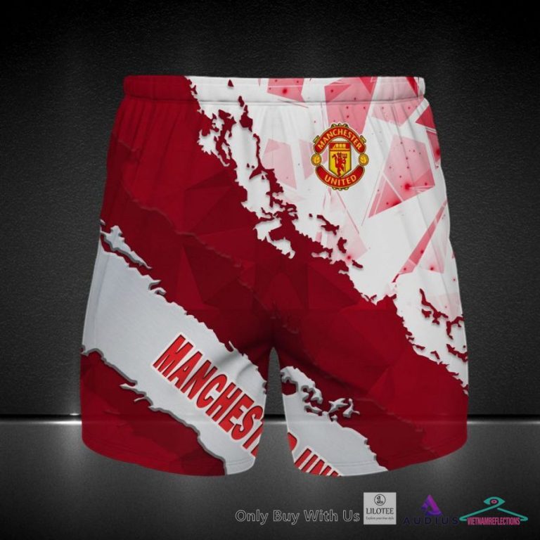 NEW Manchester United Red White Hoodie, Pants 20