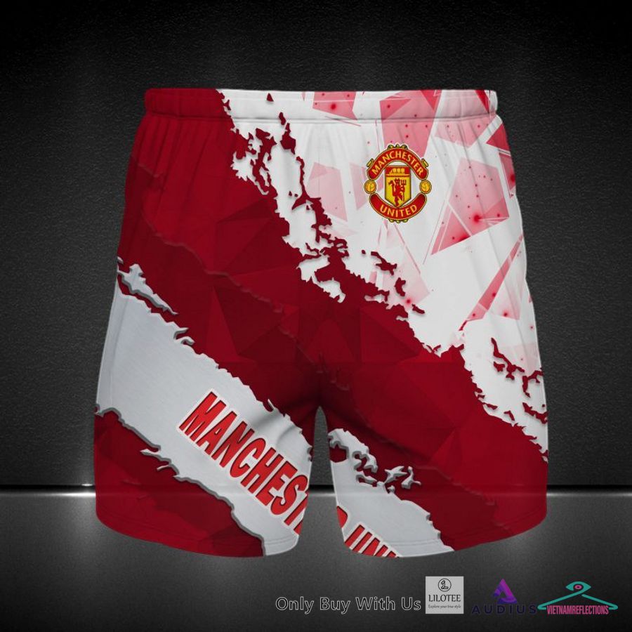 NEW Manchester United Red White Hoodie, Pants 10