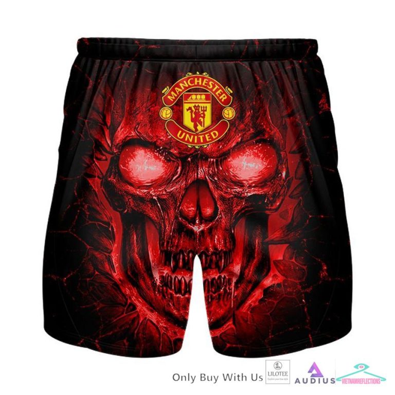 NEW Manchester United Skull Hoodie, Pants 20