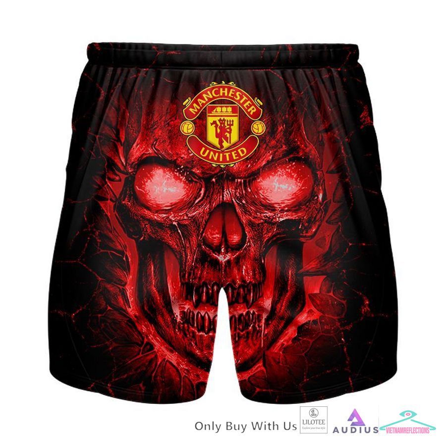 NEW Manchester United Skull Hoodie, Pants 10