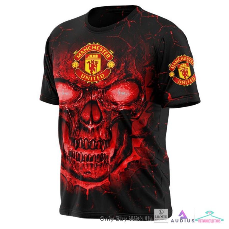 NEW Manchester United Skull Hoodie, Pants 18