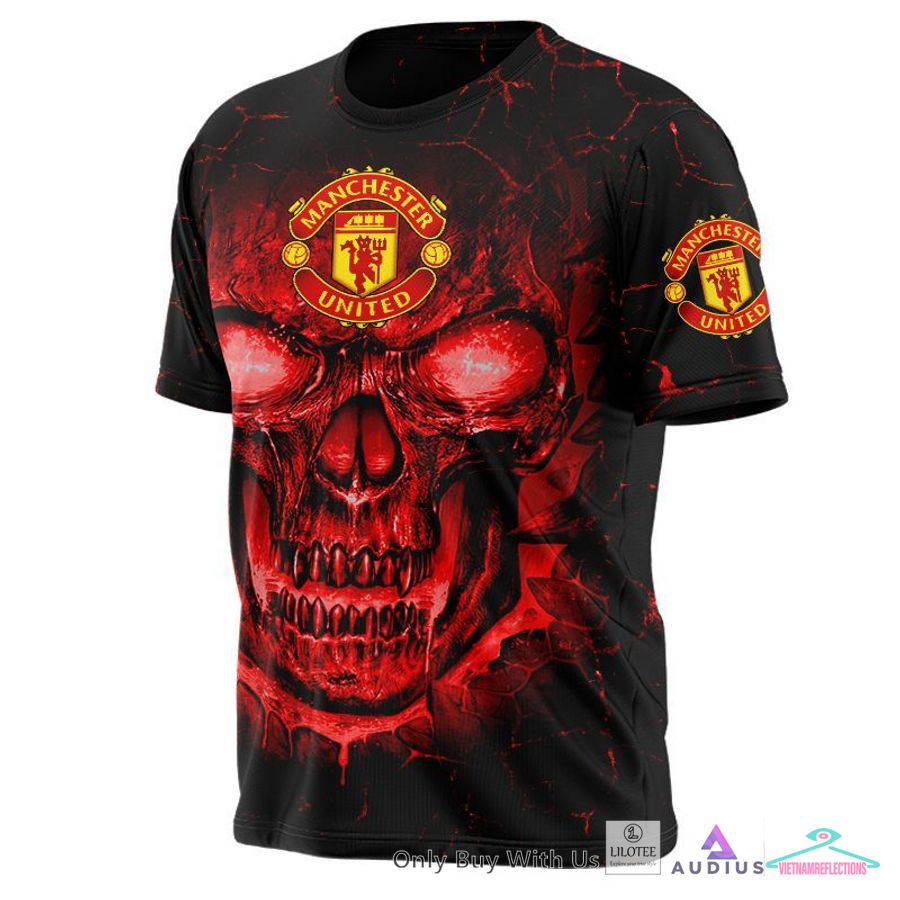 NEW Manchester United Skull Hoodie, Pants 8