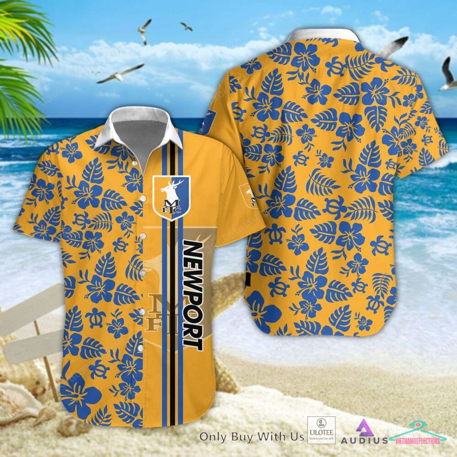 Mansfield Town Hibicus Hawaiian Shirt - Cool look bro