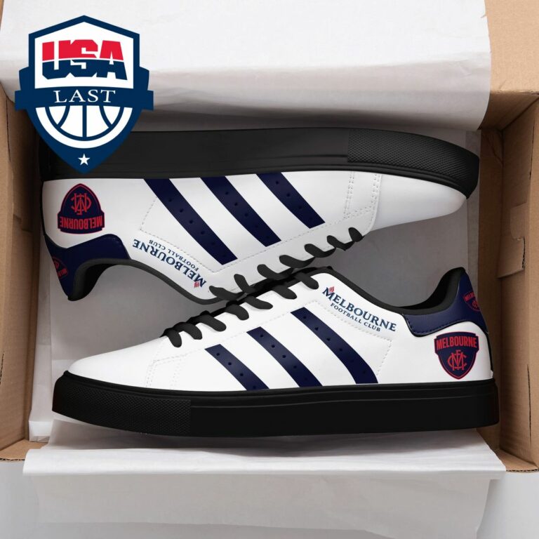 Melbourne FC Navy Stripes Stan Smith Low Top Shoes - Eye soothing picture dear
