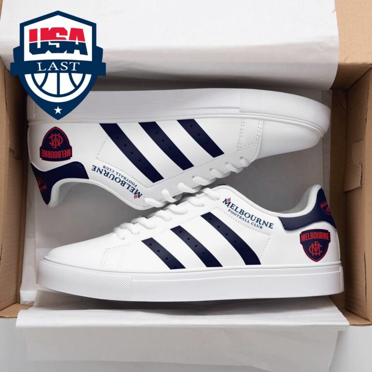 Melbourne FC Navy Stripes Stan Smith Low Top Shoes - You are always amazing