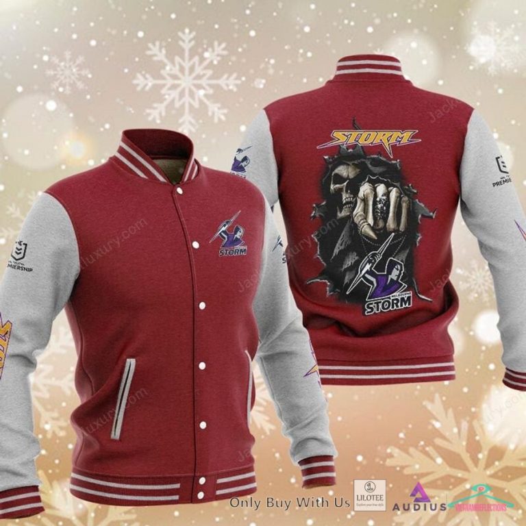 Melbourne Storm Death God Baseball Jacket - Such a charming picture.