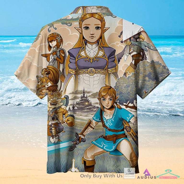 MEMORIES OF HYRULE Casual Hawaiian Shirt - Your face is glowing like a red rose