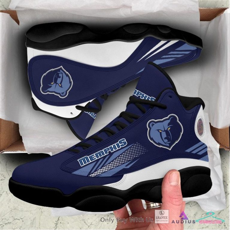 Memphis Grizzlies Air Jordan 13 Sneaker - Your face is glowing like a red rose