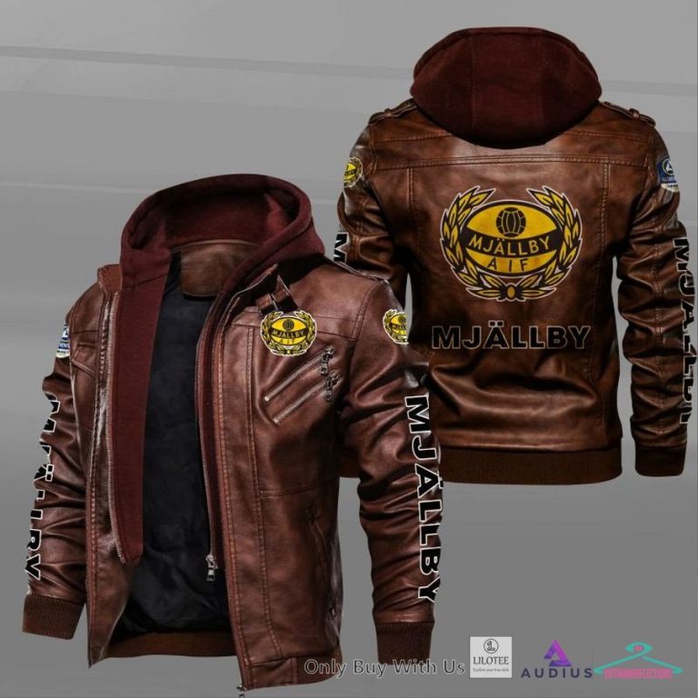 Mjallby AIF Leather Jacket - Beauty is power; a smile is its sword.