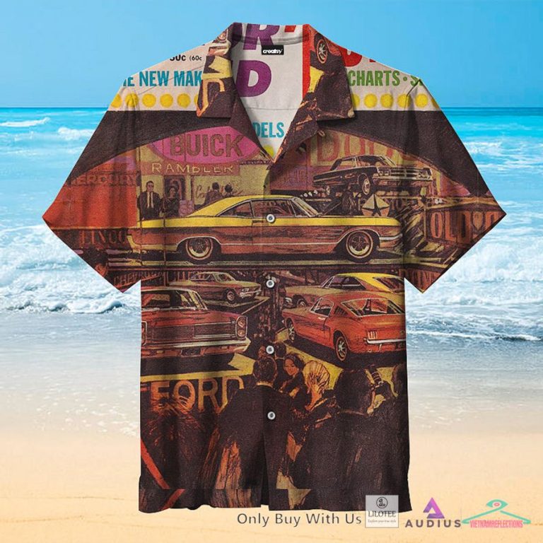 Motor Trend November 1964 Casual Hawaiian Shirt - You look lazy