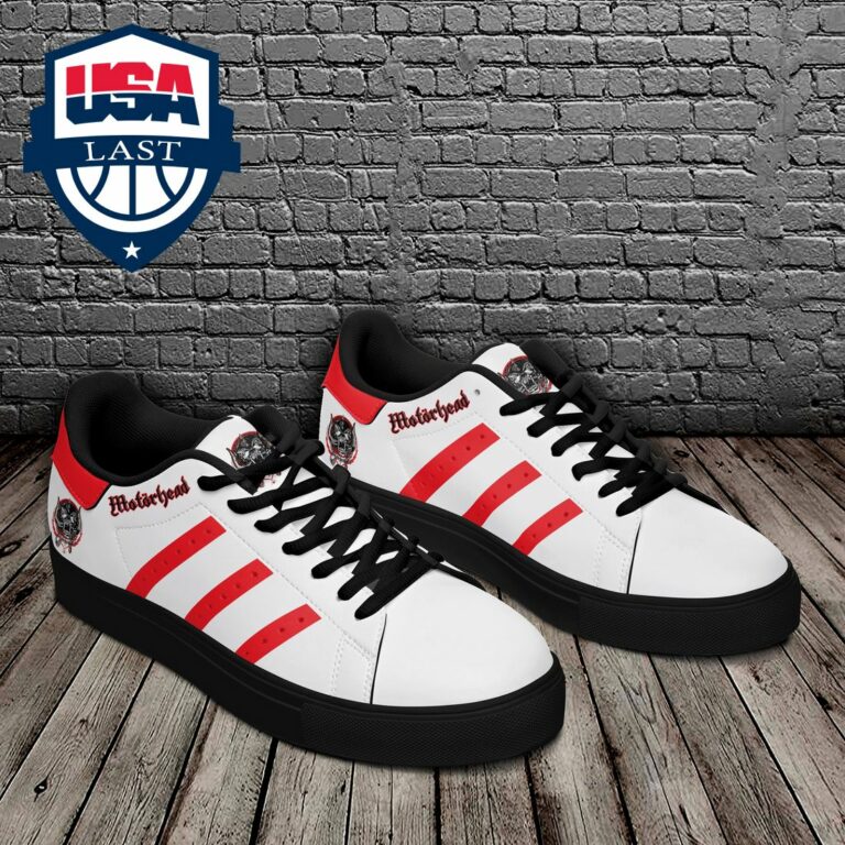 Motorhead Red Stripes Stan Smith Low Top Shoes - You are always best dear